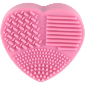 Mineas Make up brush cleaning mat hot pink