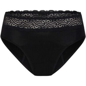 Modibodi Sensual Hi Waist Bikini Heavy-Overnight Black 18 XXL