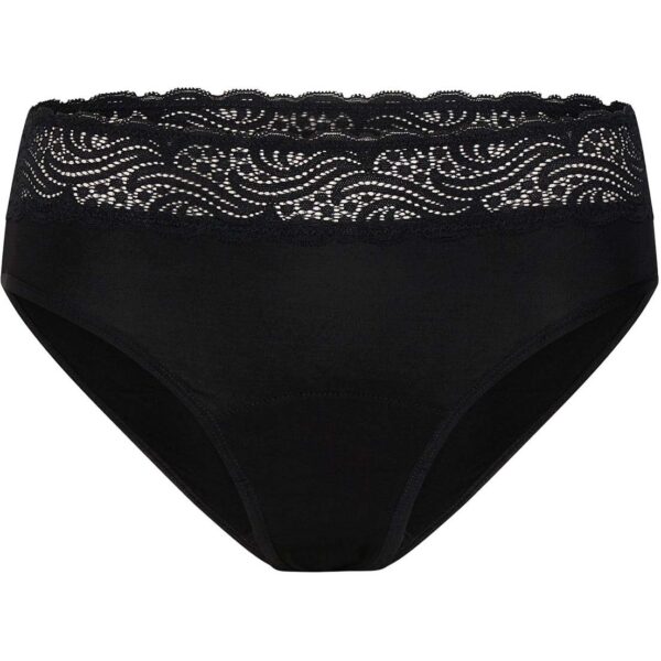 Modibodi Sensual Hi Waist Bikini Moderate-Heavy Black 08 XS