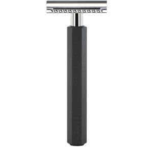 Mühle Hexagon Safety Razor Anodised Aluminum Graphite