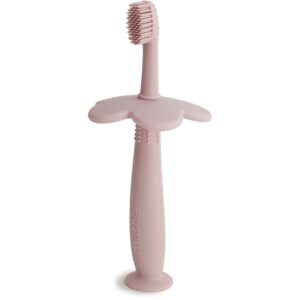 Mushie Flower Training Toothbrush Blush