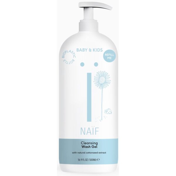 NAÏF Baby & Kids Cleansing Wash Gel 500 ml