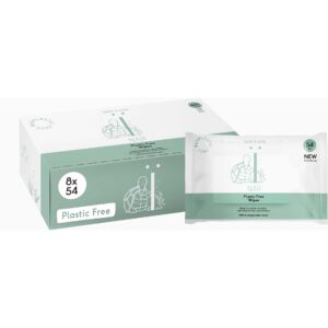 NAÏF Baby & Kids Plastic Free Wipes 8-Pack 8 stk