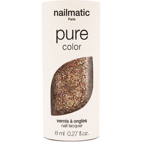 Nailmatic Pure Colour Bonnie Paillettes Or Rose/Pink Gold Glitter