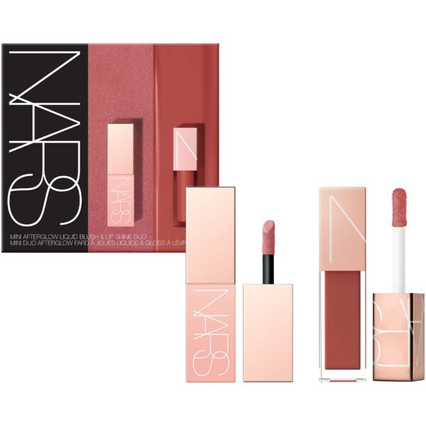 NARS Mini Afterglow Lipstick & Lip Shine Set 1 Dolce Vita & Aragon