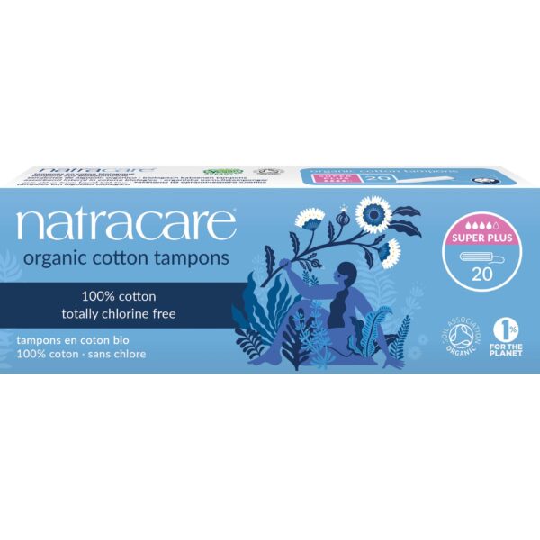 Natracare Organic Cotton Tampons Super Plus 20 pcs