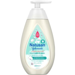 Natusan by Johnson&apos;s CottonTouch 2-in-1 Bath and Wash 300 ml