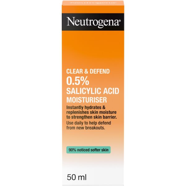 Neutrogena Clear & Defend 0.5 % Salicylic Acid Moisturiser 50 ml