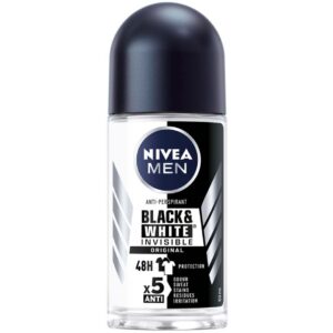 NIVEA NIVEA MEN Antiperspirant Deo Black & White Original Roll on 50 m