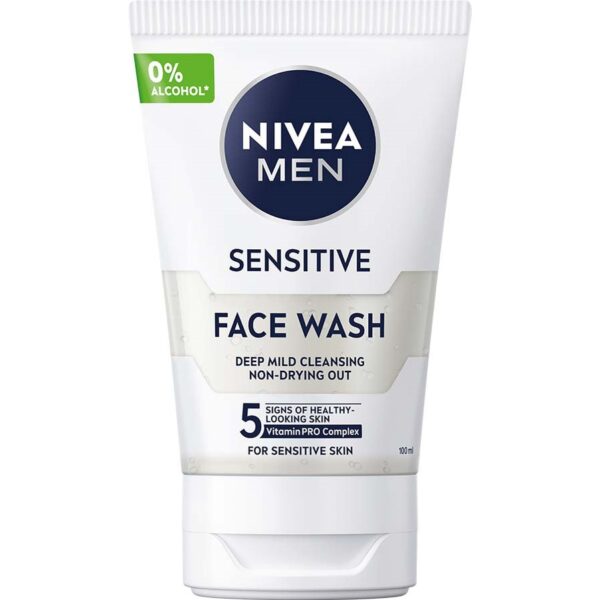 NIVEA NIVEA MEN Ansiktsrengöring Sensitive Face Wash 100 ml