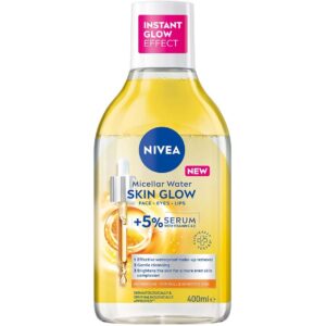 NIVEA Micellar Water Skin Glow +5% serum 400 ml