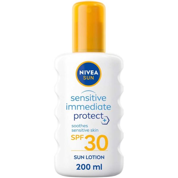 NIVEA SUN Sensitive Immediate Protect Soothing Sun Lotion SPF30 200 ml