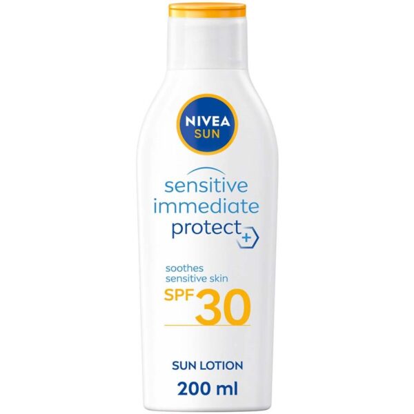 NIVEA SUN Immediate Protect Soothing Sun Lotion SPF30 200 ml