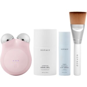 NuFACE Mini+ Smart Petit Facial Toning Kit Sandy Rose