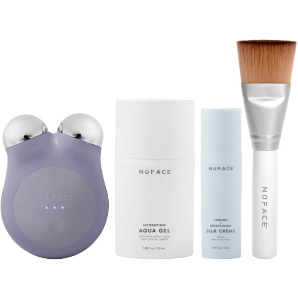 NuFACE Mini+ Smart Petit Facial Toning Kit Violet Dusk