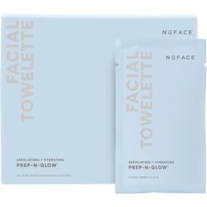 NuFACE Prep-N-Glow Cleansing Cloth 20 stk