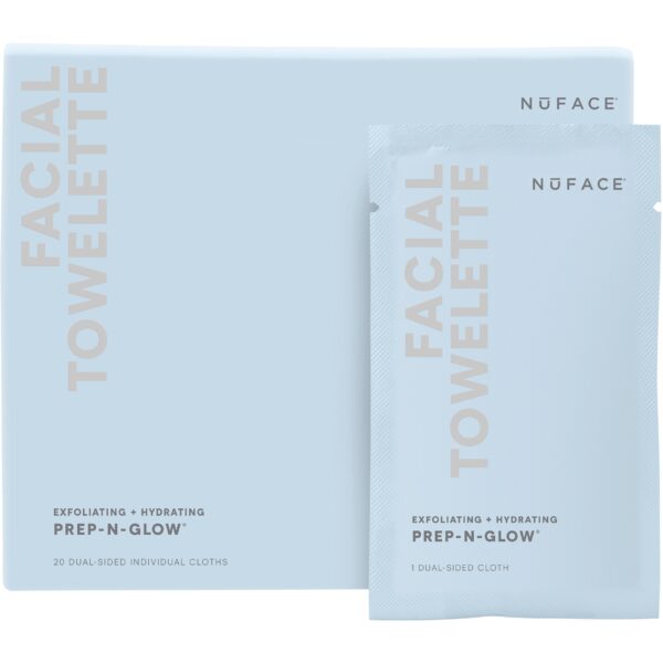 NuFACE Prep-N-Glow Cleansing Cloth 20 stk