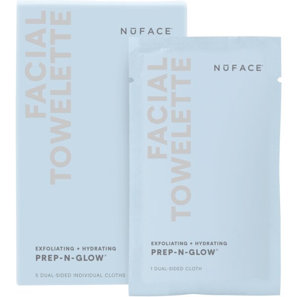 NuFACE Prep-N-Glow Cleansing Cloth 5 stk