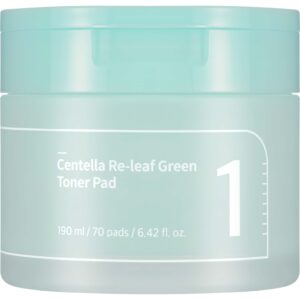 numbuzin No.1 Centella Re-Leaf Green Toner Pad (70 pads) 190 ml