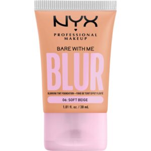 NYX PROFESSIONAL MAKEUP Bare With Me Blur Tint Foundation 06 Soft Beig