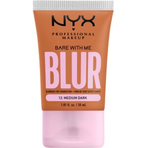 NYX PROFESSIONAL MAKEUP Bare With Me Blur Tint Foundation 12 Medium Da