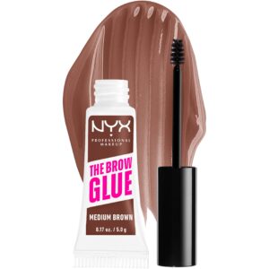 NYX PROFESSIONAL MAKEUP The Brow Glue Instant Brow Styler 03 Medium Br