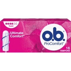 O.B. ProComfort Tampons 16-pack Super