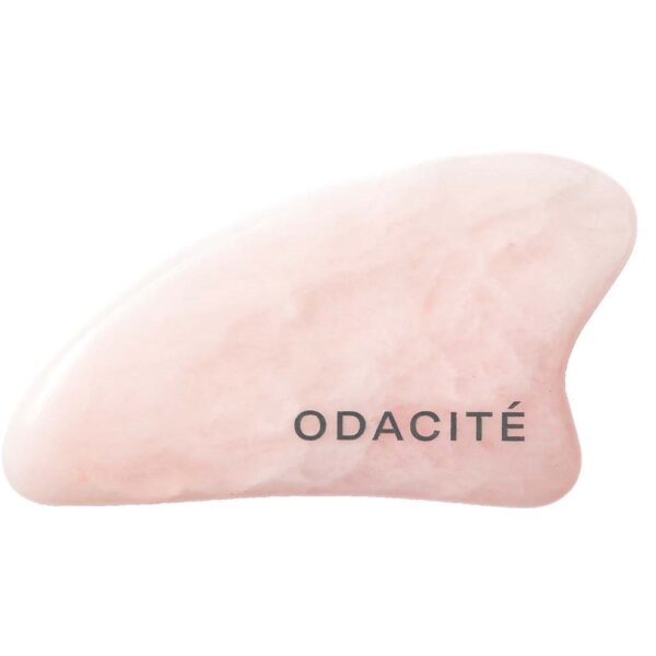 Odacité Crystal Contour Gua Sha Rose Quartz Beauty Tool