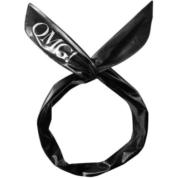 OMG! Double Dare Platinum Hairband Black