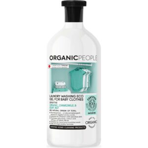 Organic People Laundry Washing Eco Gel For Baby Clothes Sensitive 1000