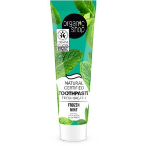 Organic Shop Toothpaste Fresh Breath Frozen Mint 100 g