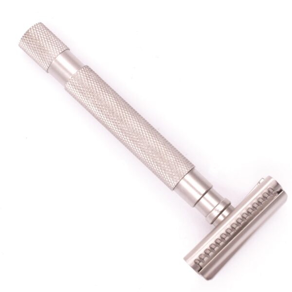 Parker Shaving 55SL-SC - Semi-Slant 3 Piece Safety Razor  - Satin Chro