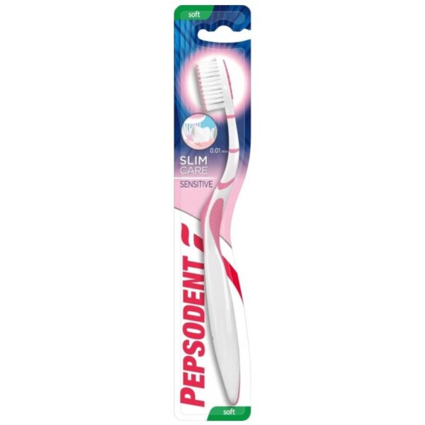 Pepsodent Tandborste Slim Care Sensitive Soft 1 PC