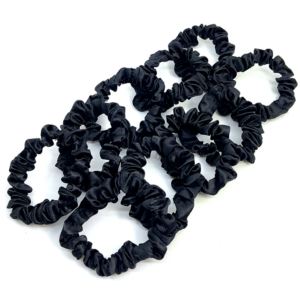 PIPOL BAZAAR Skinny Scrunchie 10pcs Black