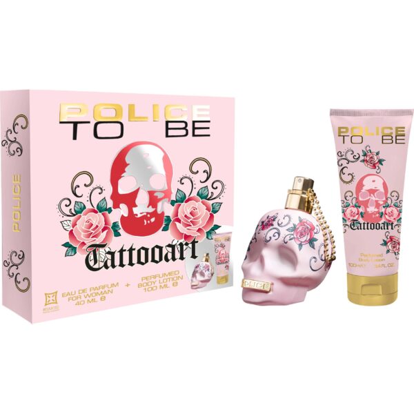 POLICE To Be Tattooart Her & Body Lotion Gift Set