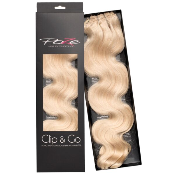 Poze Hairextensions Poze Clip&Go Standar d Wavy 55 cm 7 deler 12 NA Pl