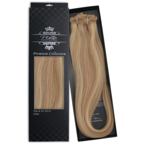 Poze Hairextensions Poze Clip&Go Løshår Ekte Premium 8A/10NV Ash Mix 5