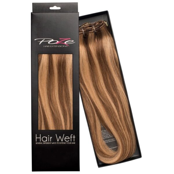 Poze Hairextensions Poze Hårremse Ekte 10B/7BN Sandy Brown 50cm