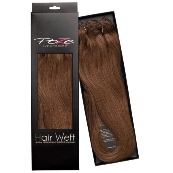 Poze Hairextensions Poze Hårremse Ekte 6B 6B Lovely Brown