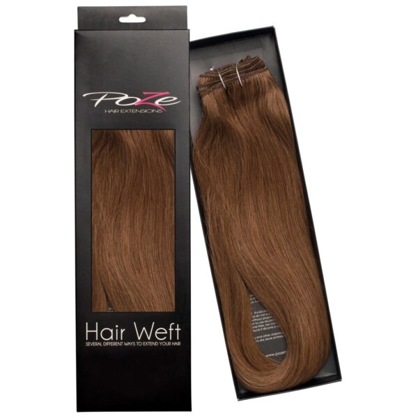 Poze Hairextensions Poze Hårremse Ekte 7BN Mocca Brown 50cm