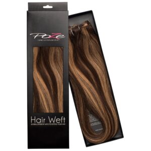 Poze Hairextensions Poze Hårremse Ekte P4B/9G Chocco Cola 50cm