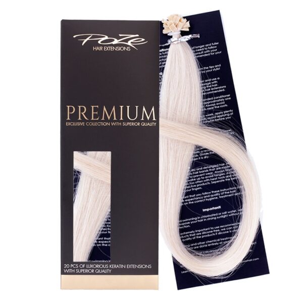 Poze Hairextensions Poze Keratin Premium Ext 1001 Platinum 20 fester 5