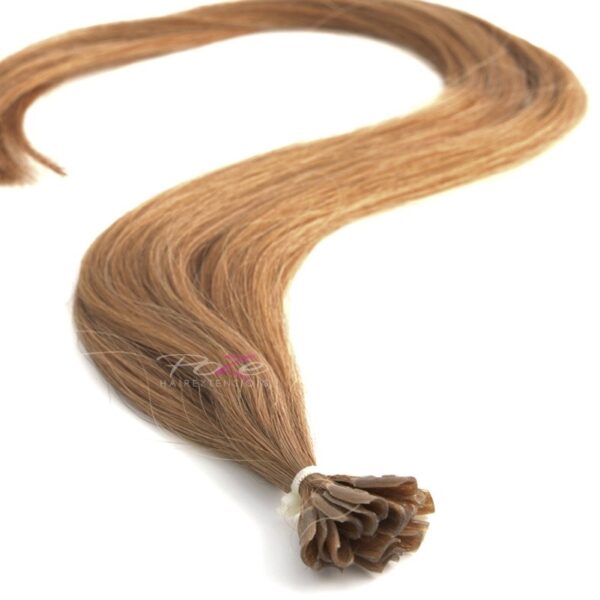 Poze Hairextensions Poze Keratin Premium Extensions 8A Light Ash Brown