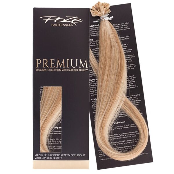 Poze Hairextensions Poze Keratin Premium P12NA/10B Sunkiss Bl onde 20