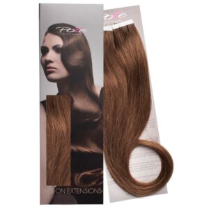 Poze Hairextensions Poze Tape On Extensi ons 6B Lovely Brown 4 cm/bit