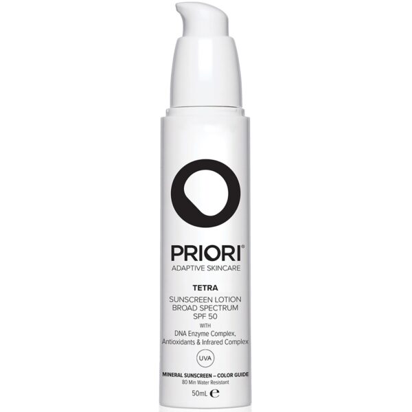 PRIORI Adaptive Superceutical Formulas TETRA Broad Spectrum SPF 50 Col