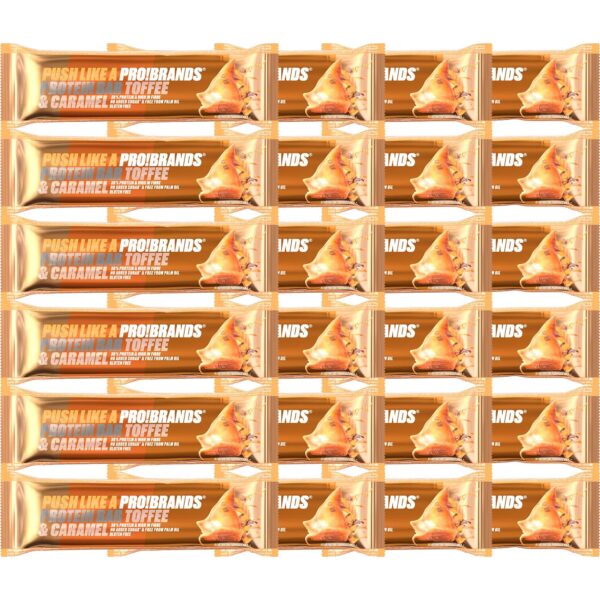 ProBrands Protein Bar Toffee & Caramel 24 x 45 g