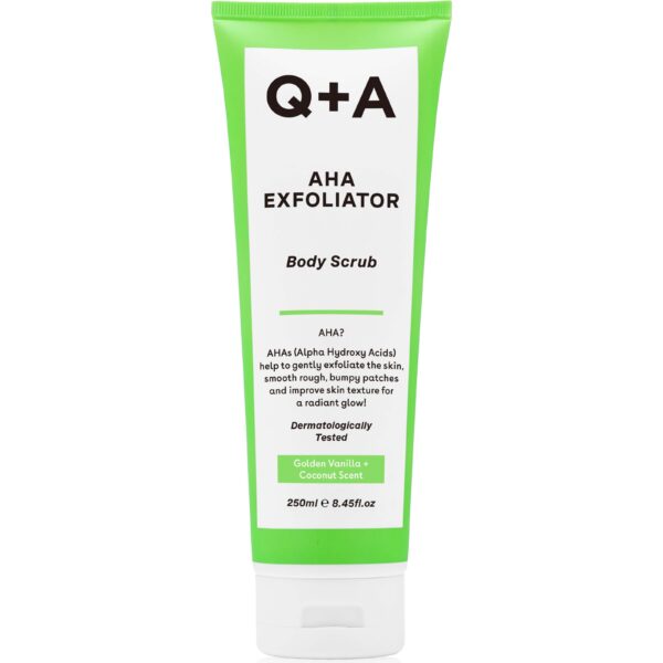 Q+A AHA Exfoliator Body Scrub 250 ml