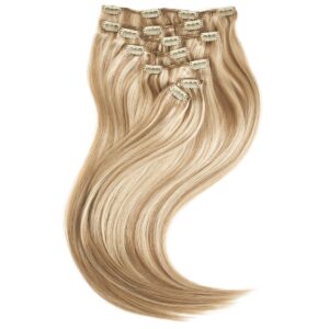 Rapunzel of Sweden Clip-on set 7 pieces 60 cm M7.3/10.8 Cendre Ash Blo