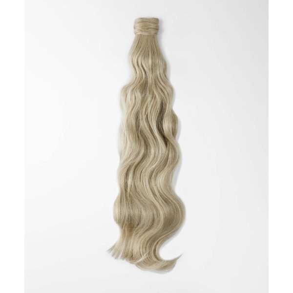 Rapunzel of Sweden Vegan Fibre Clip-in Ponytail Beach Wave  10.7 Light